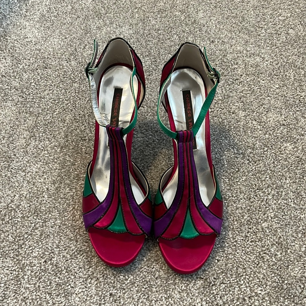 Jewel-Toned Multicolor Chinese Laundry Heels